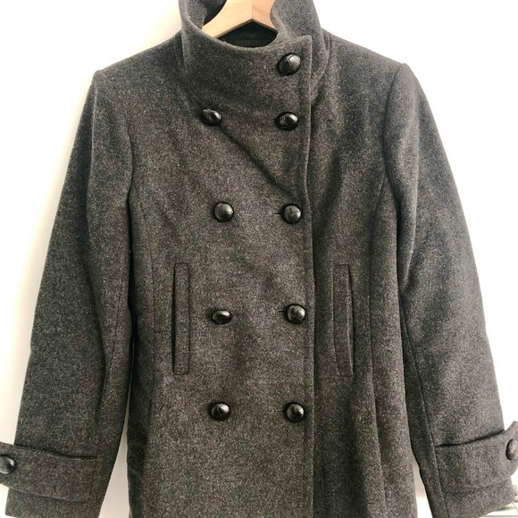 Babaton Jackets & Blazers - Aritzia Talula Babaton Dark Grey Howell Coat